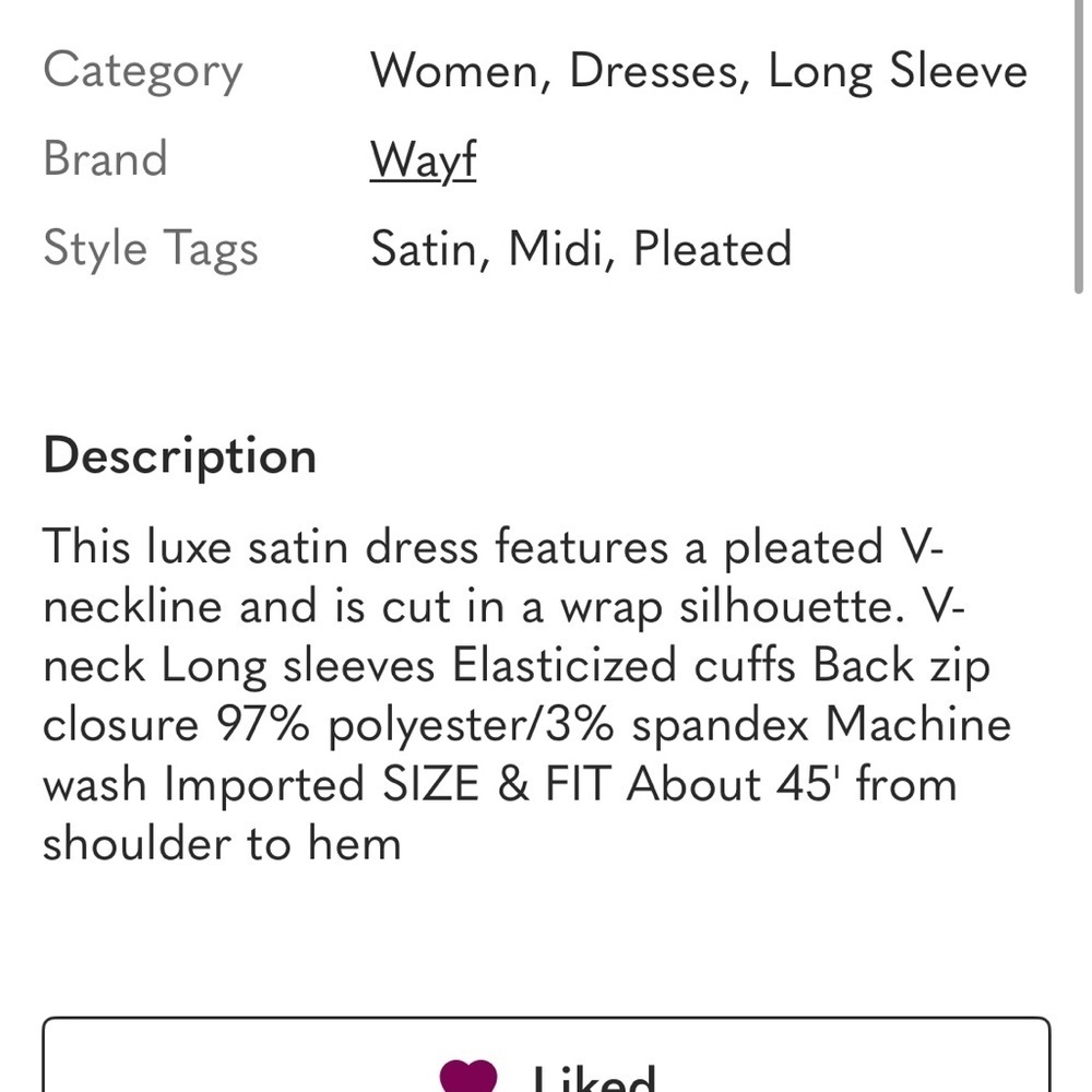 NWT Wayf Light Blue Midi Wrap Dress - Picture 4 of 7